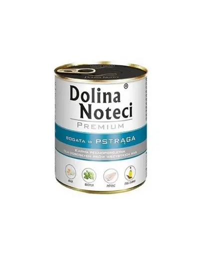DOLINA NOTECI Premium Mix păstrăv și curcan 24x800 g hrană umedă pentru câini