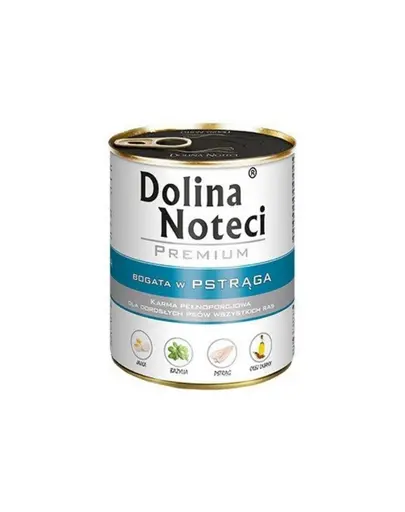 DOLINA NOTECI Premium Mix păstrăv și miel 24x800 g hrană umedă câini
