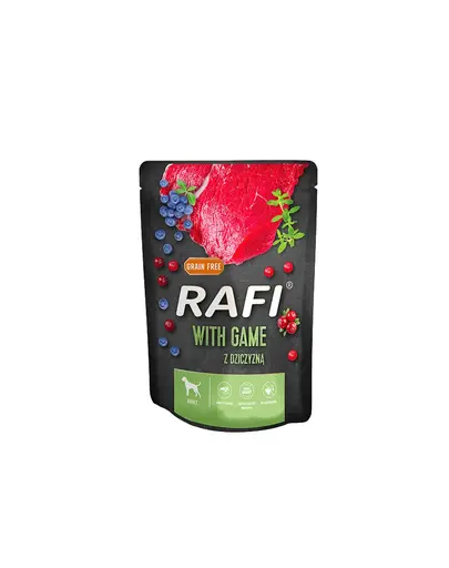 DOLINA NOTECI Rafi cu vanat hrana umeda caini 300 g