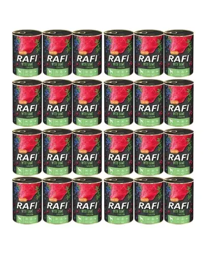 DOLINA NOTECI RAFI Hrana umeda caine, cu vanat 24x400 g