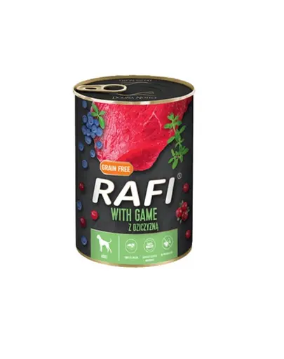 DOLINA NOTECI RAFI hrană umedă pentru câini, carne de vânat 400 g