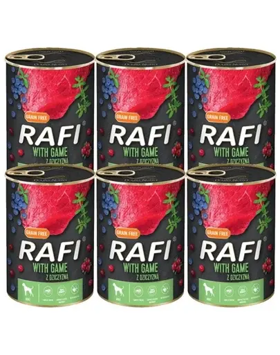 DOLINA NOTECI RAFI Lamb hrana cu miel pentru caini 6x400 g