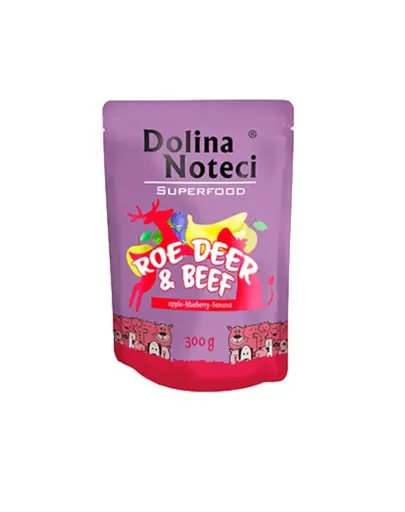 DOLINA NOTECI SuperFood cerb și vită 300 g hrană câini