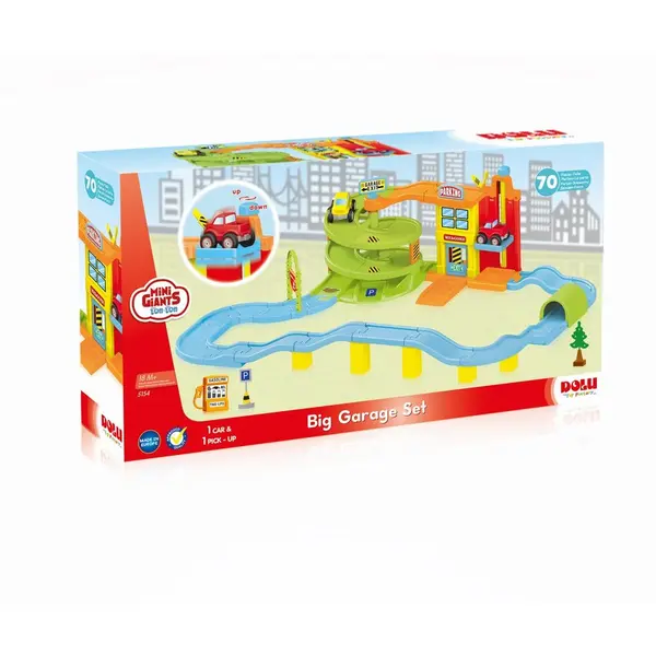 DOLU Joc De Constructie - Garaj (70 Piese)