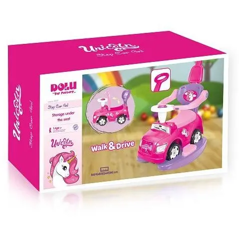 DOLU Masinuta 4 in 1 - Step car Unicorn