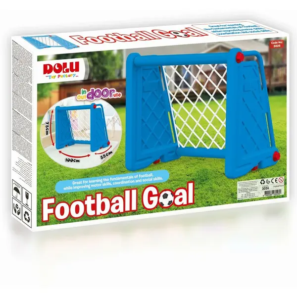 DOLU Poarta fotbal pentru copii - Albastra