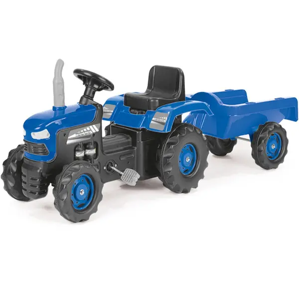 DOLU Primul meu tractor cu remorca (albastru)