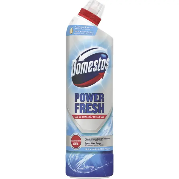 Domestos Dezinfectant WC, 700 ml, Power Fresh Ocean