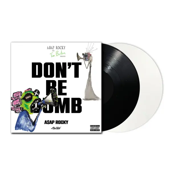 Don't Be Dumb (Black & White Vinyl) | A$AP Rocky, Tim Burton