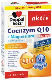 Doppelherz Coenzyma Q10 Extra 90 mg + Mg + B1 + B5 + B6 30 capsule