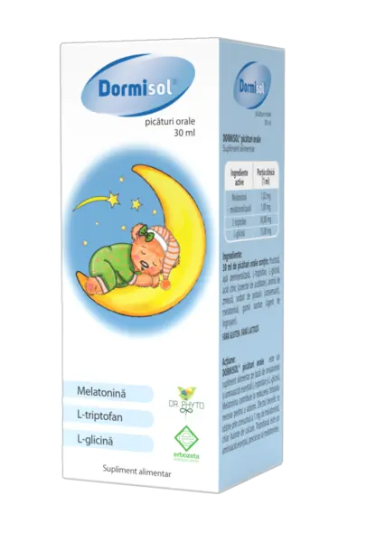 Dormisol picaturi orale, 30ml, Dr. Phyto