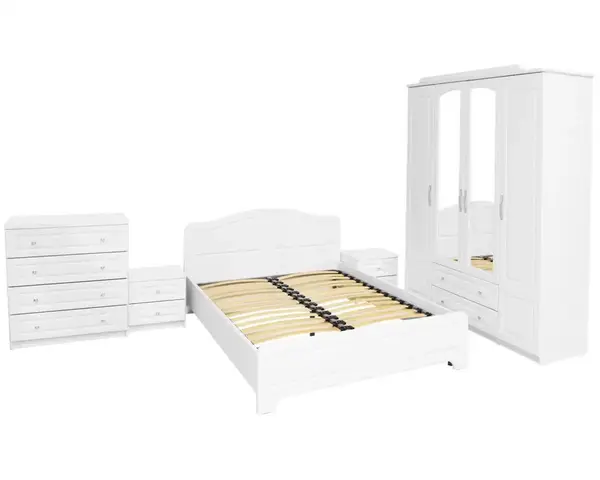 Dormitor matrimonial SARA - set complet mobilier, design modern, transport gratuit