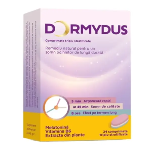 Dormydus, 24 comprimate triplu stratificate, Terapia