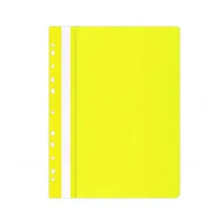 Dosar A4 Noki plastic cu sina si multiperforatii 25/set Dosar A4 Noki plastic cu sina si multiperforatii 25/set galben