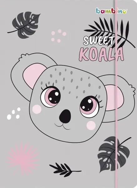 Dosar cu bandă elastică Bambino Premium Koala - A4