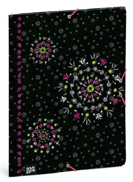 Dosar cu bandă elastică Busquets – Sparkly