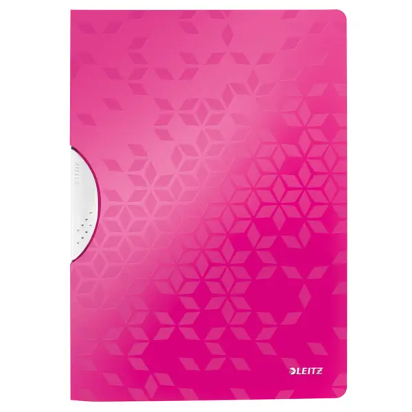 Dosar cu clip Leitz Wow ColorClip PP Dosar cu clip Leitz Wow ColorClip PP roz metalizat