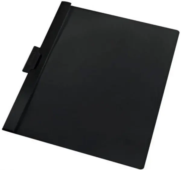 Dosar cu clip metalic Herlitz - pentru 30 de coli, negru