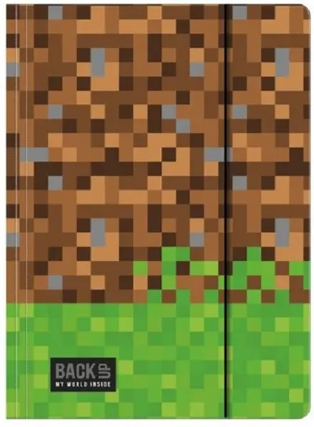 Dosar cu elastic BackUp A - Pixels, A4