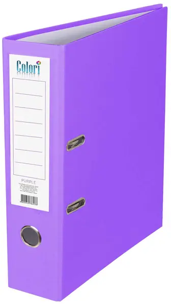 Dosar cu inele Colori - 8 cm, mov. cu cant metalic