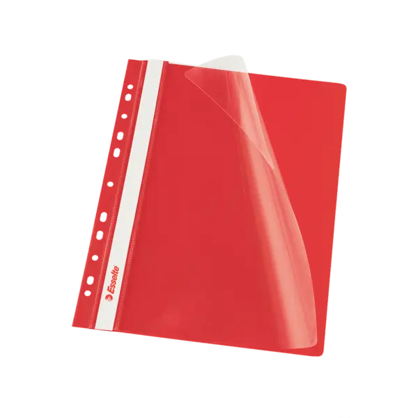 Dosar cu multiperforatii Esselte VIVIDA plastic 10 bucati/set Dosar cu multiperforatii Esselte VIVIDA plastic 10 bucati/set rosu