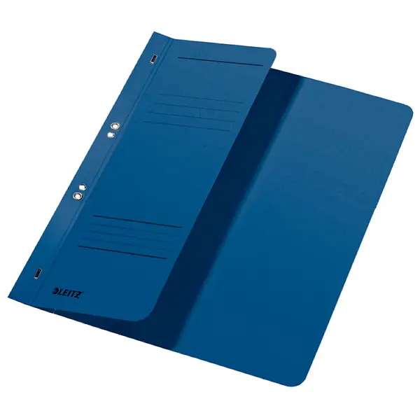 Dosar cu sina Leitz 1/2 carton A4 cu capse 170 coli Dosar cu sina Leitz 1/2 carton A4 cu capse 170 coli albastru