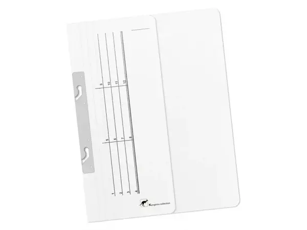 Dosar de incopciat premium cu gheare 1 2, Alb