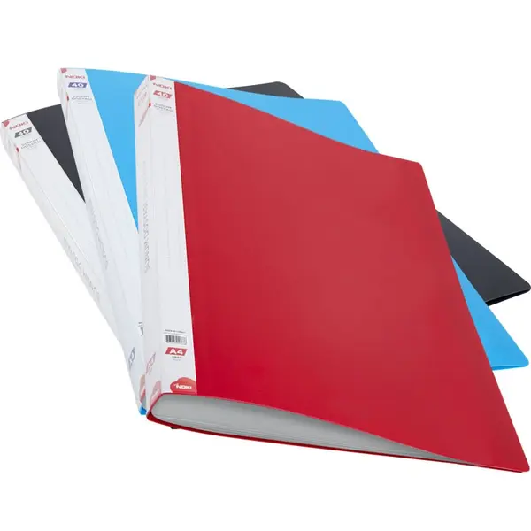 Dosar de prezentare cu 40 folii transparente,plastic,negru