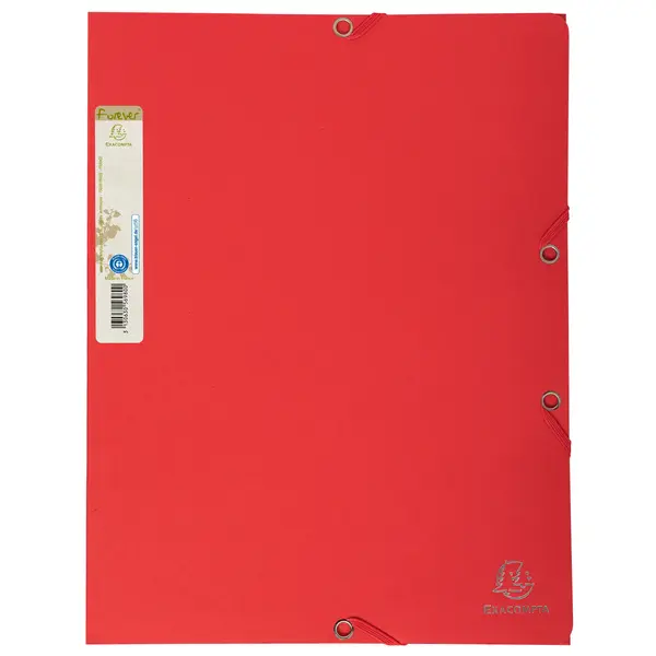 Dosar elastic reciclabil A4 Forever Rosu