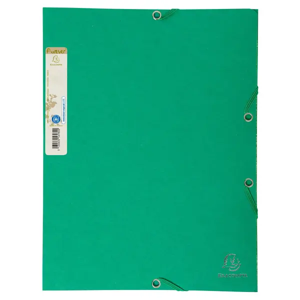 Dosar elastic reciclabil A4 Forever Verde
