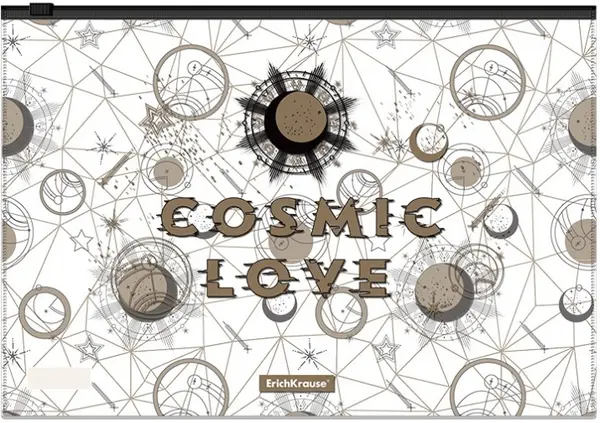Dosar Erich Krause Magic Sky - A4, tip buzunar, cu fermoar