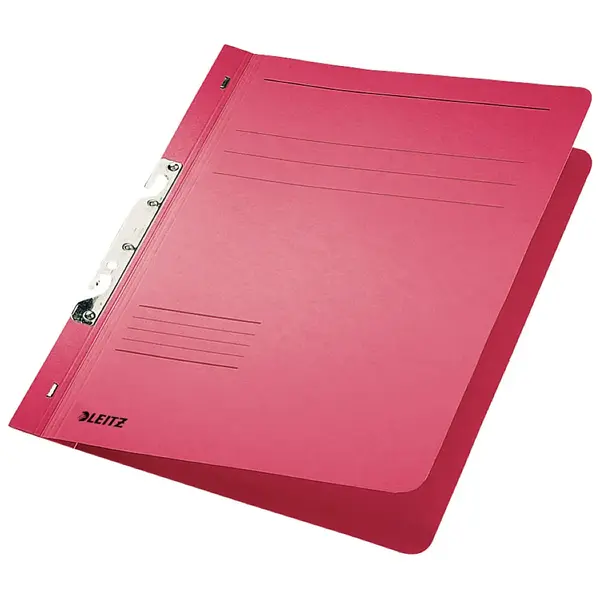 Dosar incopciat 1/1 Leitz carton Dosar incopciat 1/1 Leitz carton rosu