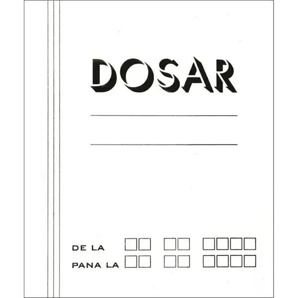 Dosar simplu carton alb 10 buc/set Dosar simplu carton alb 10 buc/set