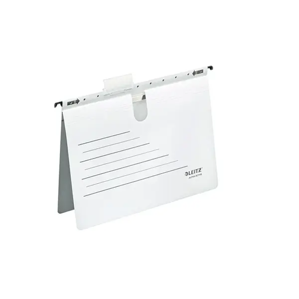 Dosar suspendabil Leitz Alpha Active cu sina 5 bucati/set Dosar suspendabil Leitz Alpha Active cu sina 5 bucati/set alb