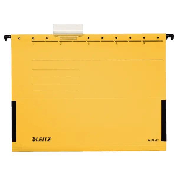 Dosar suspendabil Leitz Alpha cu burduf Dosar suspendabil Leitz Alpha cu burduf galben