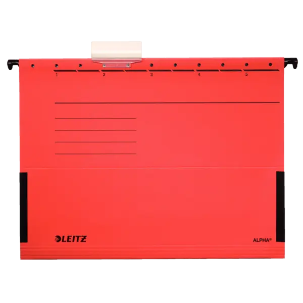 Dosar suspendabil Leitz Alpha cu burduf Dosar suspendabil Leitz Alpha cu burduf rosu