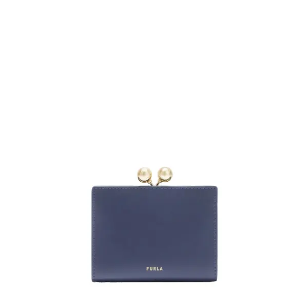 Dots coin case blu reale