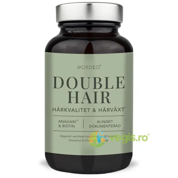Double Hair (Complex de Biotina pentru Regenerarea Parului) 60cps