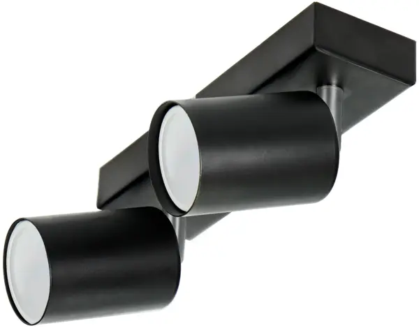 Double Spot Orno - DOA, GU10, IP20, 2 х 50W, 230V, SP2-AD-OP-6194BGU10, negru