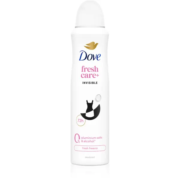 Dove 0% ALU Invisible Care spray anti-perspirant fără aluminiu 150 ml