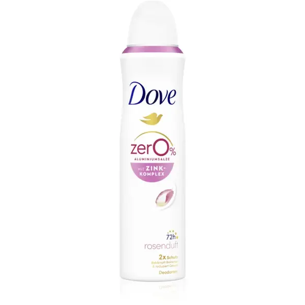 Dove 0% ALU Rose and Jasmine spray anti-perspirant fără aluminiu Rose 150 ml