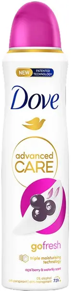 Dove Advanced Care Deodorant spray Acai Berries, 150 ml