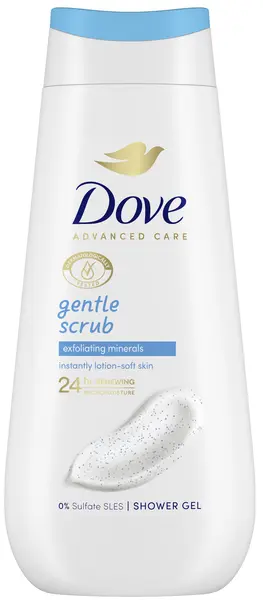 Dove Advanced Care Gel de duș Gentle Scrub, 225 ml