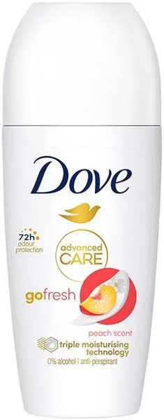 Dove Advanced Care Roll-on antiperspirant Go Fresh Peach, 50 ml
