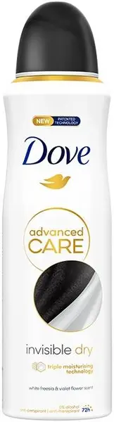 Dove Advanced Care Spray deodorant Invisible Dry, 200 ml