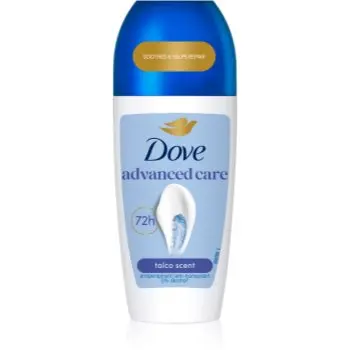 Dove Advanced Care Talco antiperspirant roll-on