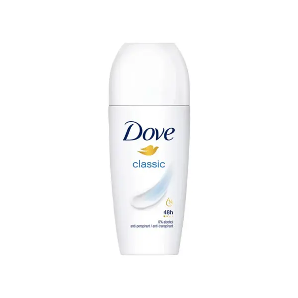 Dove Antiperspirant Roll-on, Femei, 50 ml, Classic