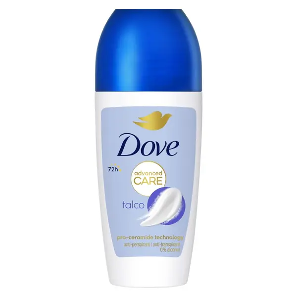 Dove Antiperspirant Roll-on, Femei, 50 ml, Talco