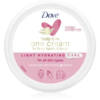 Dove Body Love Light Hydratation crema cu textura usoara corp si fata