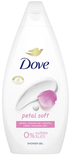 Dove Essential Care Gel de duș Petal Soft, 450 ml